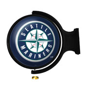 Seattle Mariners: Original Round Rotating Lighted Wall Sign, MBSEAT-115-01