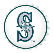 Seattle Mariners: Logo - Bottle Cap Wall Light, MBSEAT-215-02