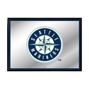 Seattle Mariners: Framed Mirrored Wall Sign, AGS-MBSEAT-265-01A