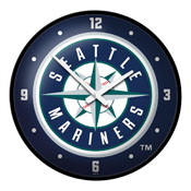 Seattle Mariners: Modern Disc Wall Clock, MBSEAT-510-01