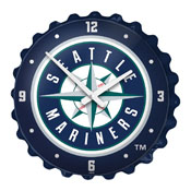 Seattle Mariners: Bottle Cap Wall Clock, MBSEAT-540-01