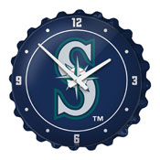 Seattle Mariners: Logo - Bottle Cap Wall Clock, FNB-MBSEAT-540-02A