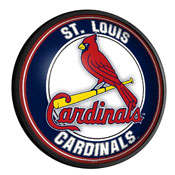 St. Louis Cardinals: Round Slimline Lighted Wall Sign, MBSTLC-130-01