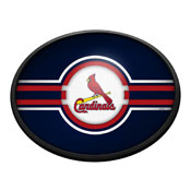 St. Louis Cardinals: Oval Slimline Lighted Wall Sign, FNB-MBSTLC-140-01A