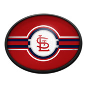 St. Louis Cardinals: Logo - Oval Slimline Lighted Wall Sign