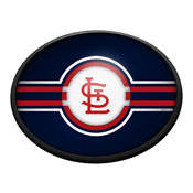 St. Louis Cardinals: Logo - Oval Slimline Lighted Wall Sign, FNB-MBSTLC-140-02A
