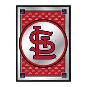 St. Louis Cardinals: Vertical Team Spirit - Framed Mirrored Wall Sign, MBSTLC-275-02
