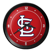 St. Louis Cardinals: Logo - Ribbed Frame Wall Clock, MBSTLC-530-02