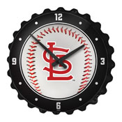 St. Louis Cardinals: Baseball - Bottle Cap Wall Clock, MBSTLC-540-31