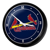 St. Louis Cardinals: Logo - Retro Lighted Wall Clock, MBSTLC-550-02