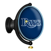 Tampa Bay Rays: Original Oval Rotating Lighted Wall Sign, FNB-MBTBAY-125-01A
