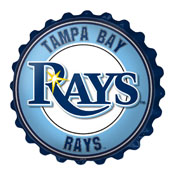 Tampa Bay Rays: Bottle Cap Wall Sign, MBTBAY-210-01