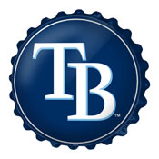 Tampa Bay Rays: Logo - Bottle Cap Wall Sign, MBTBAY-210-02