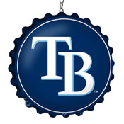 Tampa Bay Rays: Logo - Bottle Cap Dangler, MBTBAY-220-02