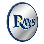 Tampa Bay Rays: Modern Disc Mirrored Wall Sign, AGS-MBTBAY-235-01A
