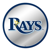 Tampa Bay Rays: Modern Disc Mirrored Wall Sign, AGS-MBTBAY-235-01A