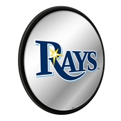 Tampa Bay Rays: Modern Disc Mirrored Wall Sign, AGS-MBTBAY-235-01A