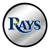 Tampa Bay Rays: Modern Disc Mirrored Wall Sign, AGS-MBTBAY-235-01A
