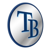 Tampa Bay Rays: Logo - Modern Disc Mirrored Wall Sign, AGS-MBTBAY-235-02A