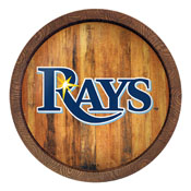 Tampa Bay Rays: "Faux" Barrel Top Sign, FNB-MBTBAY-240-01