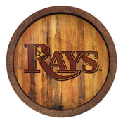 Tampa Bay Rays: Branded "Faux" Barrel Top Sign, FNB-MBTBAY-240-02