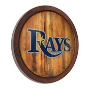 Tampa Bay Rays: Weathered "Faux" Barrel Top Sign, FNB-MBTBAY-240-03