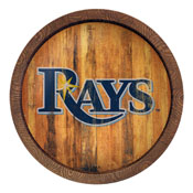 Tampa Bay Rays: Weathered "Faux" Barrel Top Sign, FNB-MBTBAY-240-03