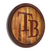 Tampa Bay Rays: Logo - Branded "Faux" Barrel Top Sign, FNB-MBTBAY-240-05