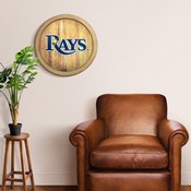 Tampa Bay Rays: "Faux" Barrel Top Sign, FNB-MBTBAY-240-01