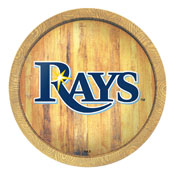 Tampa Bay Rays: "Faux" Barrel Top Sign, FNB-MBTBAY-240-01