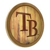 Tampa Bay Rays: Logo - Branded "Faux" Barrel Top Sign, FNB-MBTBAY-240-05