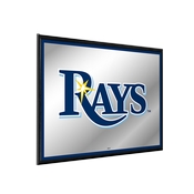 Tampa Bay Rays: Framed Mirrored Wall Sign, AGS-MBTBAY-265-01A