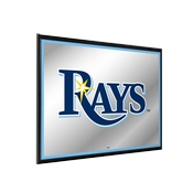Tampa Bay Rays: Framed Mirrored Wall Sign, AGS-MBTBAY-265-01A