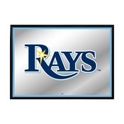 Tampa Bay Rays: Framed Mirrored Wall Sign, AGS-MBTBAY-265-01A