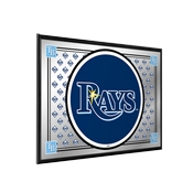 Tampa Bay Rays: Team Spirit - Framed Mirrored Wall Sign, AGS-MBTBAY-265-02A