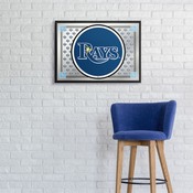 Tampa Bay Rays: Team Spirit - Framed Mirrored Wall Sign, AGS-MBTBAY-265-02A