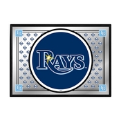 Tampa Bay Rays: Team Spirit - Framed Mirrored Wall Sign, AGS-MBTBAY-265-02A