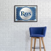 Tampa Bay Rays: Team Spirit - Framed Mirrored Wall Sign, AGS-MBTBAY-265-02A