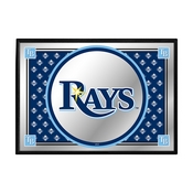 Tampa Bay Rays: Team Spirit - Framed Mirrored Wall Sign, AGS-MBTBAY-265-02A