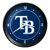 Tampa Bay Rays: Logo - Ribbed Frame Wall Clock, MBTBAY-530-02
