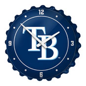Tampa Bay Rays: Logo - Bottle Cap Wall Clock, MBTBAY-540-02