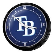 Tampa Bay Rays: Logo - Retro Lighted Wall Clock, MBTBAY-550-02