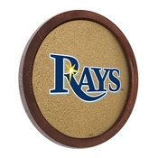 Tampa Bay Rays: "Faux" Barrel Framed Cork Board, AGS-MBTBAY-632-01A