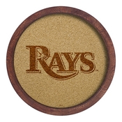 Tampa Bay Rays: "Faux" Barrel Framed Cork Board, AGS-MBTBAY-632-01A