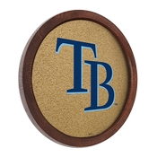 Tampa Bay Rays: Logo - "Faux" Barrel Framed Cork Board, AGS-MBTBAY-632-02A