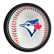 Toronto Blue Jays: Baseball - Round Slimline Lighted Wall Sign, MBTORO-130-31