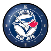 Toronto Blue Jays: Modern Disc Wall Clock, MBTORO-510-01