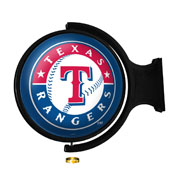 Texas Rangers: Original Round Rotating Lighted Wall Sign, MBTXSR-115-01