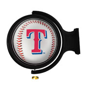 Texas Rangers: Baseball - Original Round Rotating Lighted Wall Sign, MBTXSR-115-31