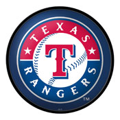 Texas Rangers: Modern Disc Wall Sign, MBTXSR-230-01
